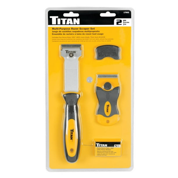 Titan Tools Multi-Purpose Razor Scraper Set With Extra Razor Blades